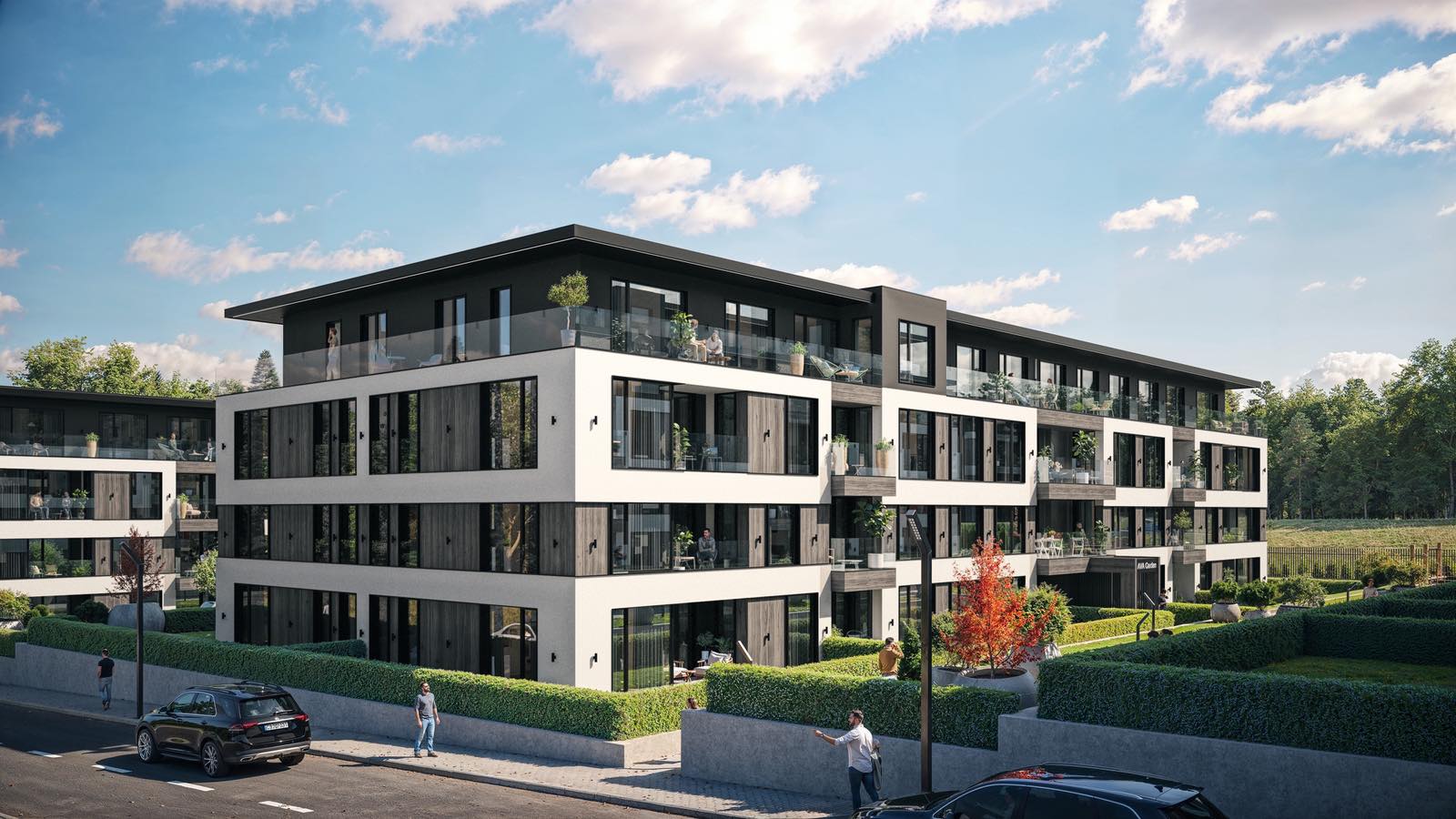 Двустаен апартамент с функционално разпределение и тераса в AVA Garden 3